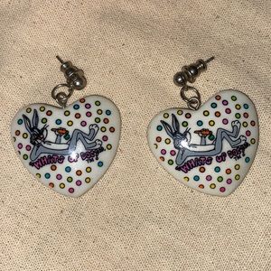 Vintage Bugs Bunny earrings